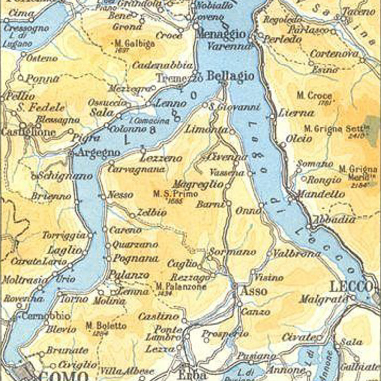 Map Of Italy Lake Como Region - United States Map